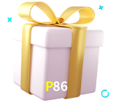 Receba seus bônus de boas-vindas no P86