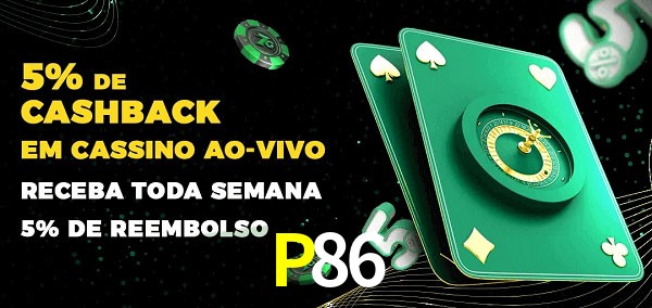 Promoções do cassino ao Vivo P86